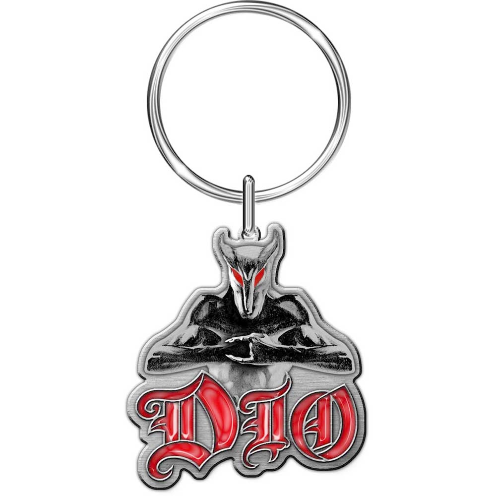 Dio - Logo/Murray Keychain - Silver coloured